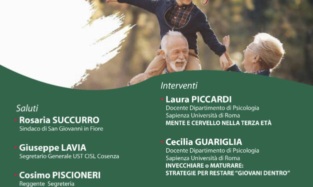 VIVERE LA TERZA ETA’