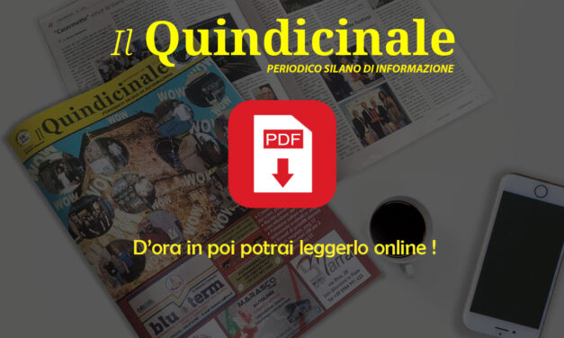 PUBBLICHIAMO INVIA ECCEZIONALE L’ULTIMO N° DEL QUINDICINALE