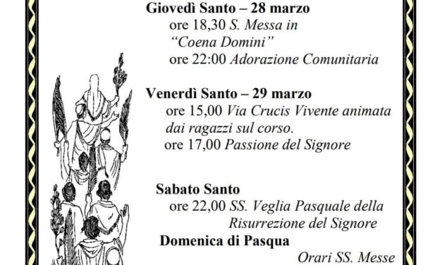 SETTIMANA SANTA A CAMIGLIATELLO SILANO