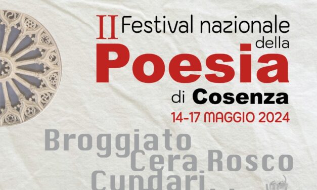 II FESTIVAL DELLA POESIA A COSENZA