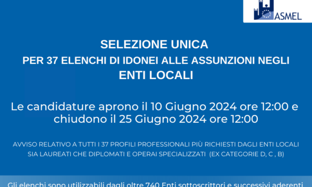 NUOVE ASSUNZIONI IN MOLISE