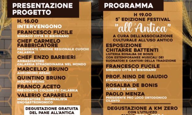 Parte “Dalla Spiga al Pane”, un progetto sui grani antichi che promuove i sapori di una volta e la salubrità dei prodotti da forno