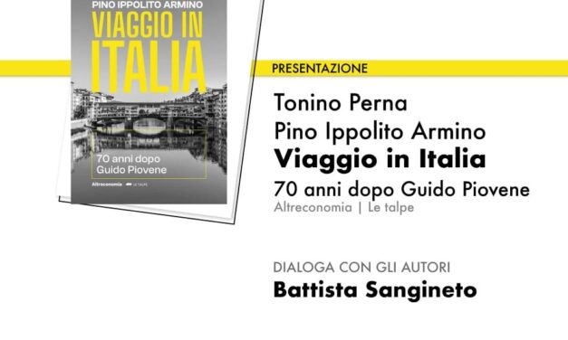 COMUNICATO STAMPA      Ripercorrere un viaggio che racconti l’Italia