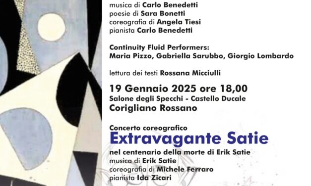 COMUNICATO STAMPA     Nel Castello Ducale di Corigliano-Rossano torna il format Danza Incontra