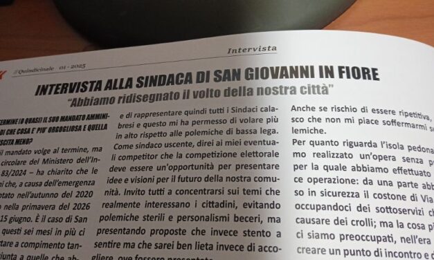 SU IL QUINDICINALE DI GENNAIO IN EDICOLA