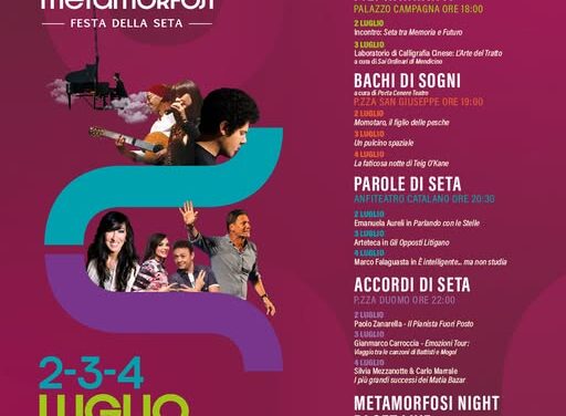 Mendicino si trasforma con “Metamorfosi – Festa della Seta 2026”