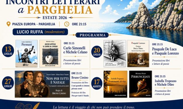 Parghelia, l’estate 2026 si accende tra cultura, mare e tradizioni: un cartellone di eventi che celebra la Costa degli Dei